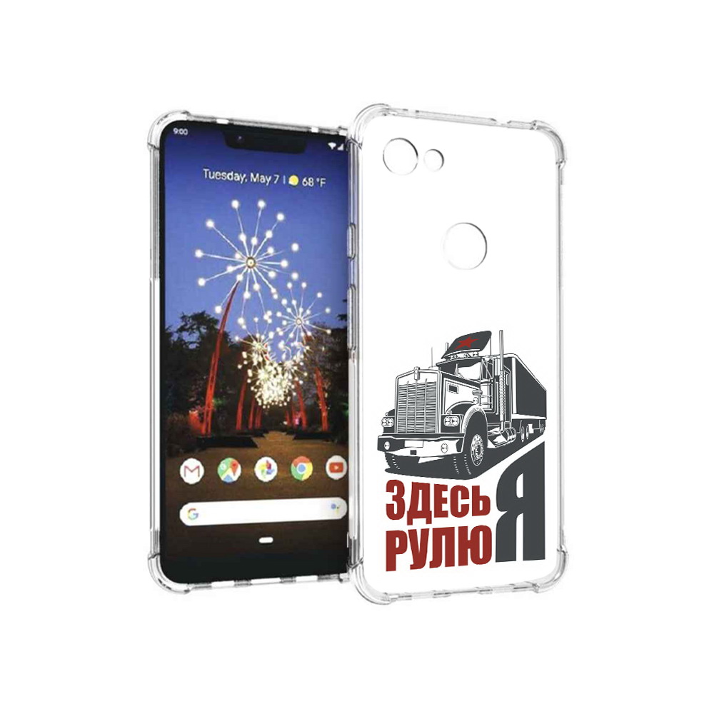

Чехол MyPads Tocco для Google Pixel 3 XL здесь я рулю, Прозрачный, Tocco