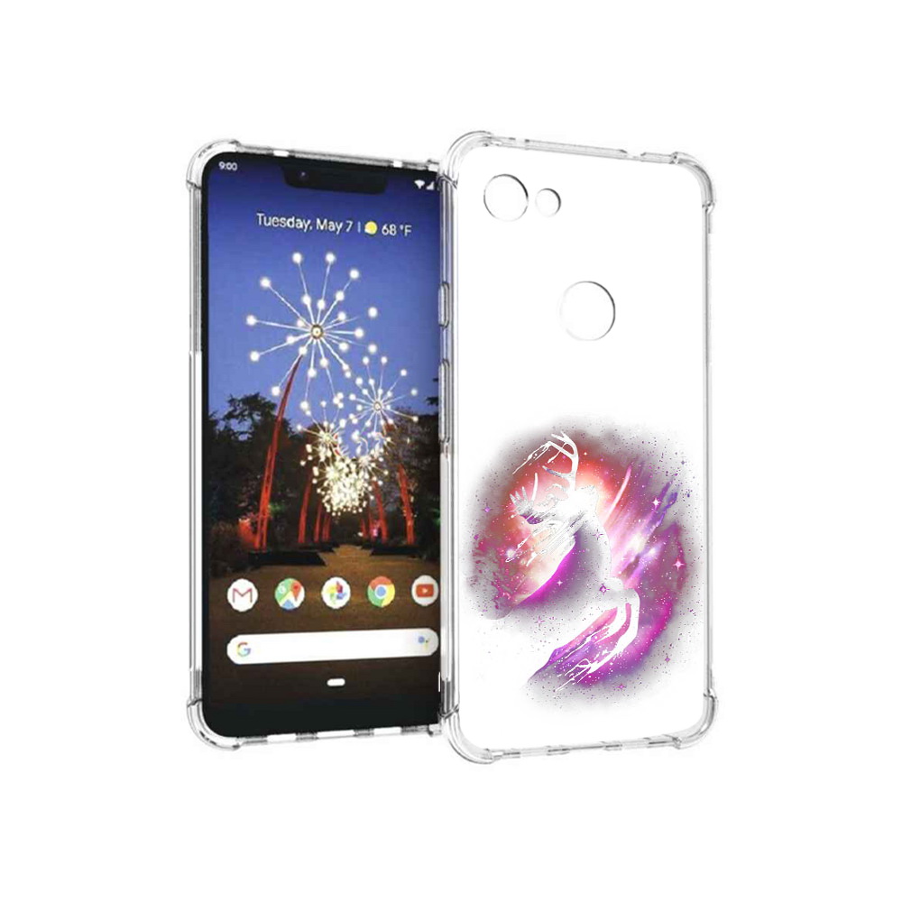 

Чехол MyPads Tocco для Google Pixel 3 XL звездный олень, Прозрачный, Tocco