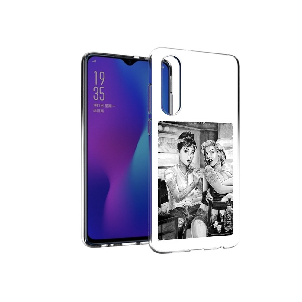 

Чехол MyPads Tocco для Huawei P30 тату мастер, Прозрачный, Tocco