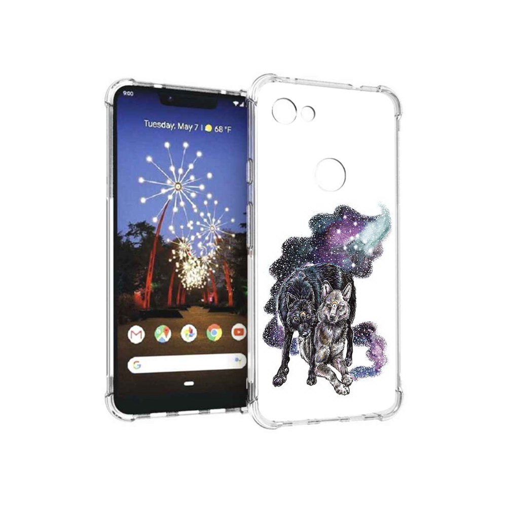 

Чехол MyPads Tocco для Google Pixel 3 XL звездные волки, Прозрачный, Tocco