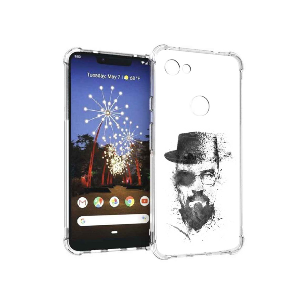 

Чехол MyPads Tocco для Google Pixel 3 XL загадочный человек, Прозрачный, Tocco