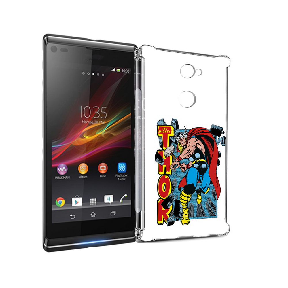 

Чехол MyPads Tocco для Sony Xperia L2 тор комикс (PT99662.233.645), Прозрачный, Tocco