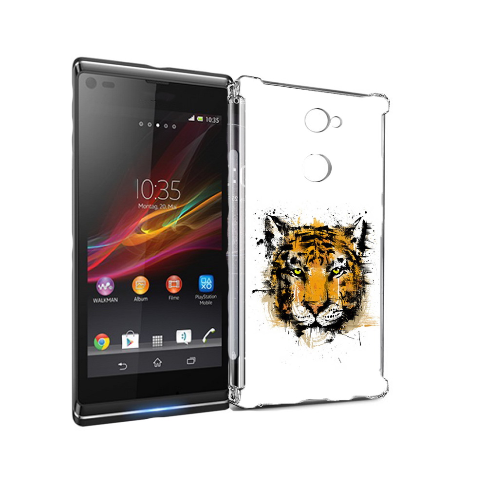 

Чехол MyPads Tocco для Sony Xperia L2 тигруля (PT99662.233.643), Прозрачный, Tocco
