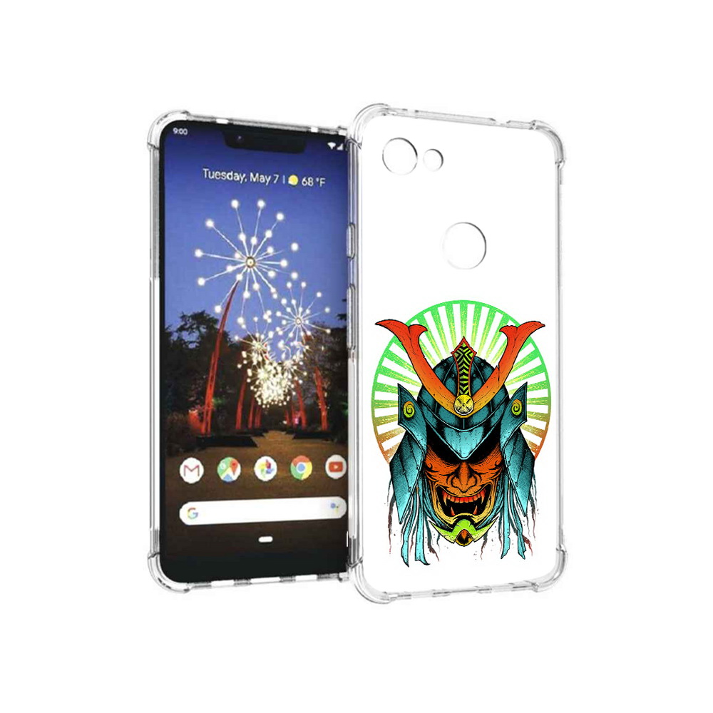 

Чехол MyPads Tocco для Google Pixel 3 XL ешимитсу рисунок, Прозрачный, Tocco