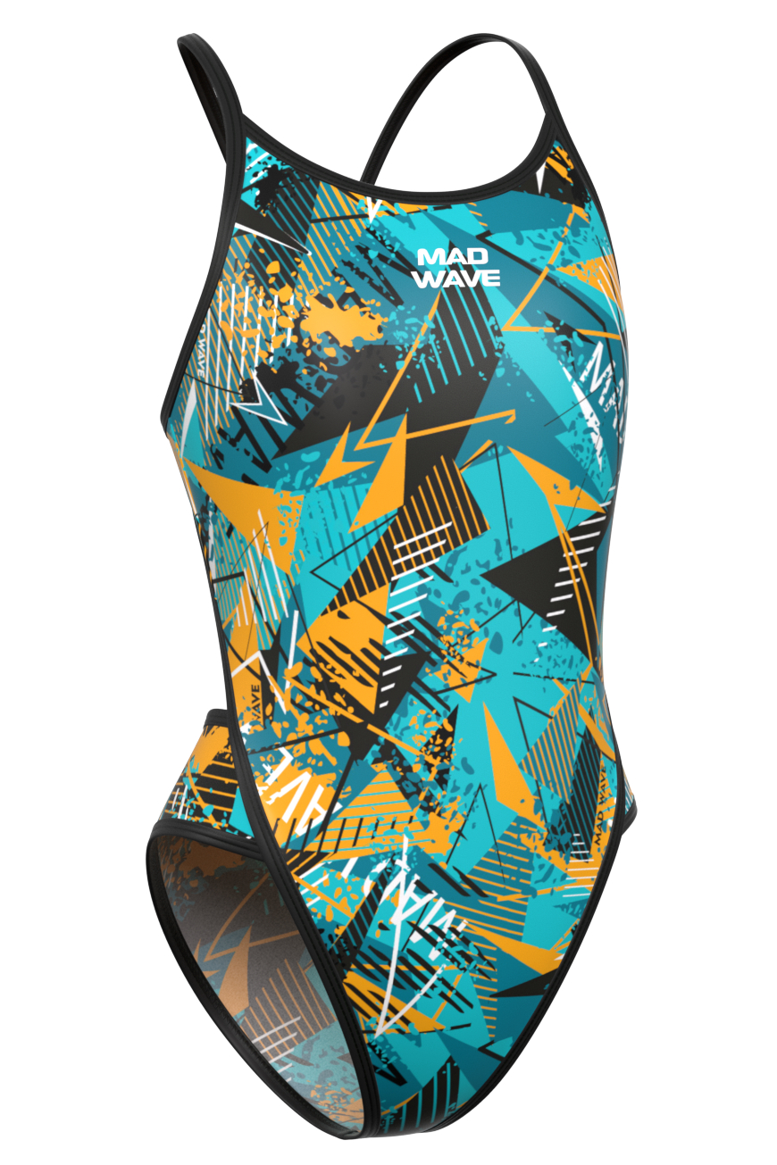 

Купальник слитный детский Mad Wave Daria junior PBT H2, бирюзовый, 158, Daria junior PBT H2