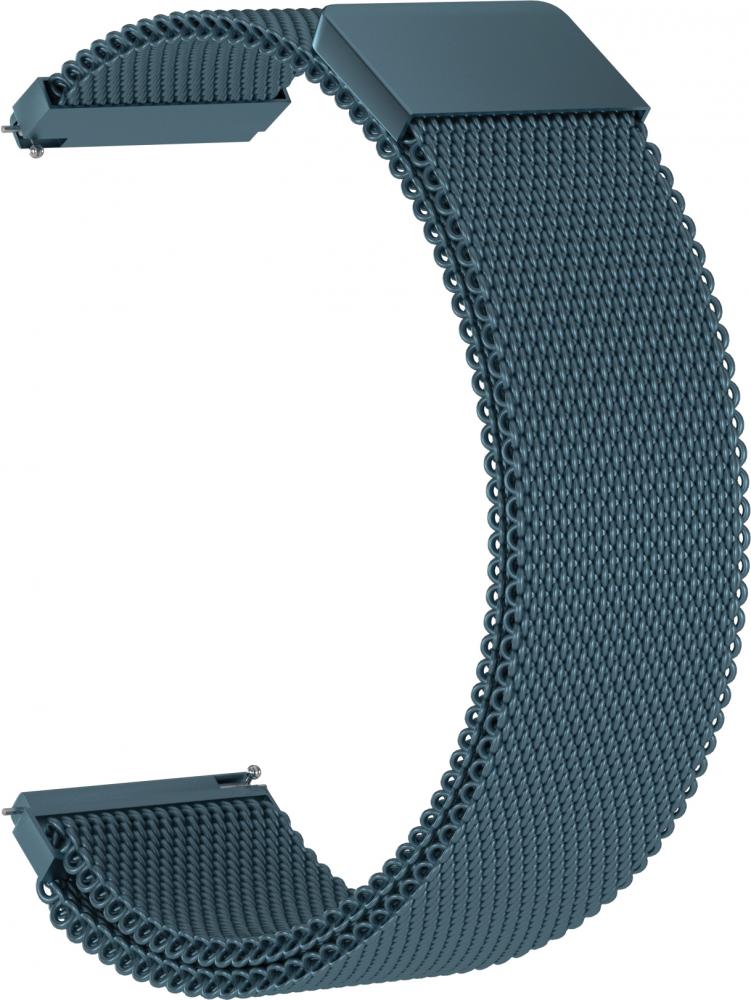 

Ремешок металлический GSMIN Milanese Loop 20 для Honor Watch ES (Темно-бирюзовый)