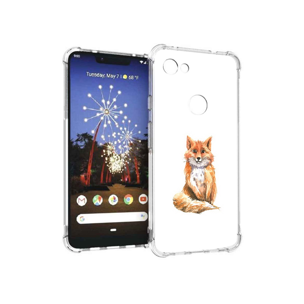 

Чехол MyPads Tocco для Google Pixel 3 XL детская лиса, Прозрачный, Tocco
