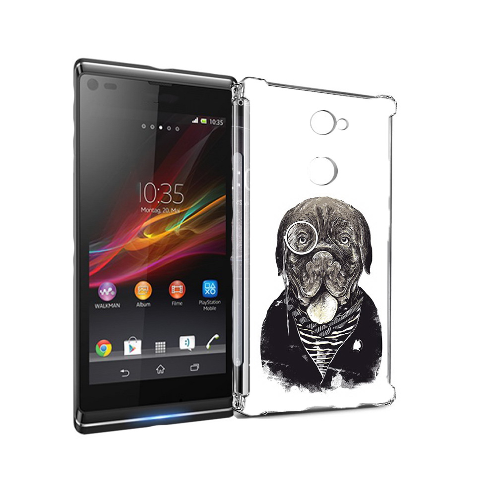 

Чехол MyPads Tocco для Sony Xperia L2 солидный песик (PT99662.233.615), Прозрачный, Tocco