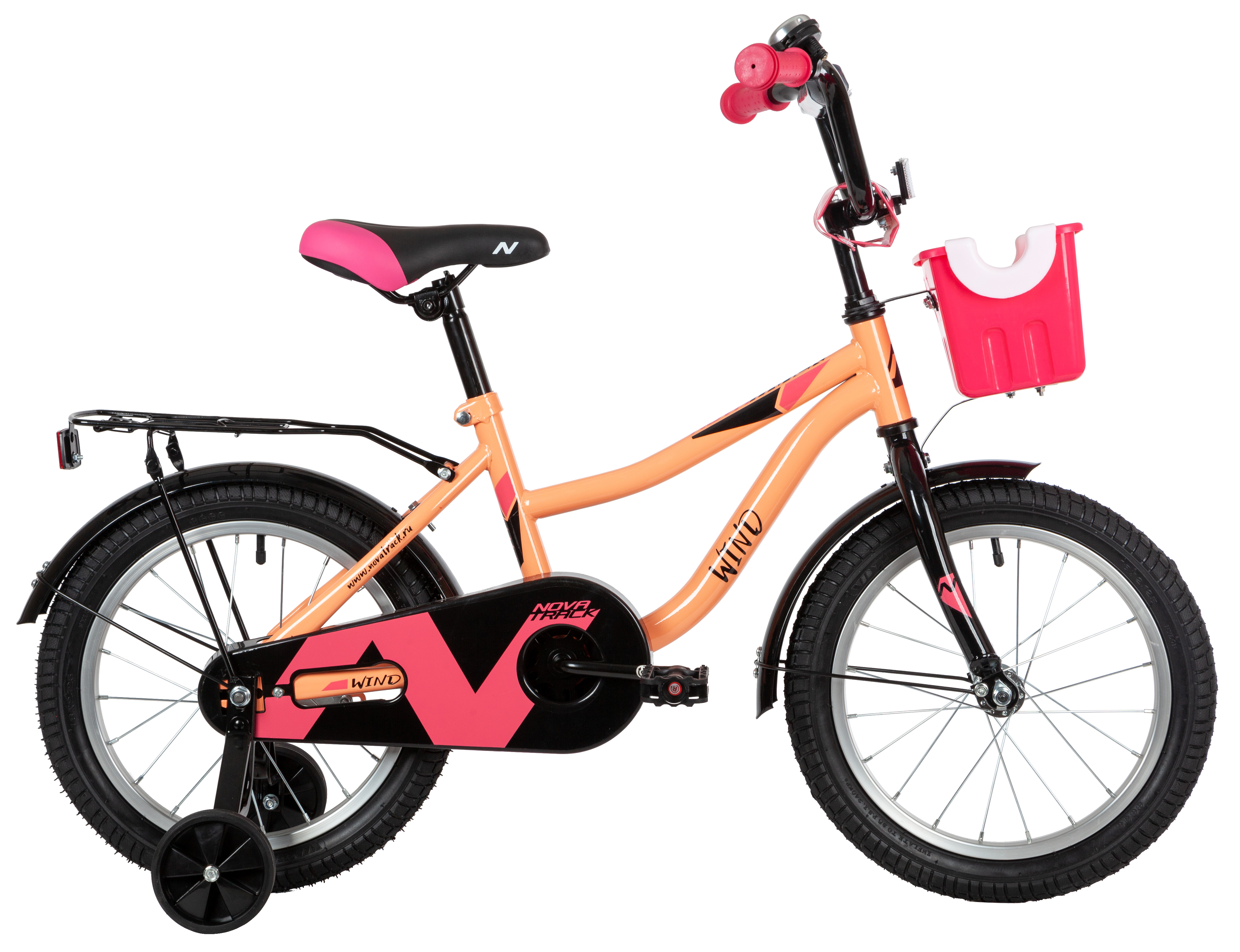 

Велосипед 16 Novatrack Wind коралловый CRL22, 164WIND.CRL22