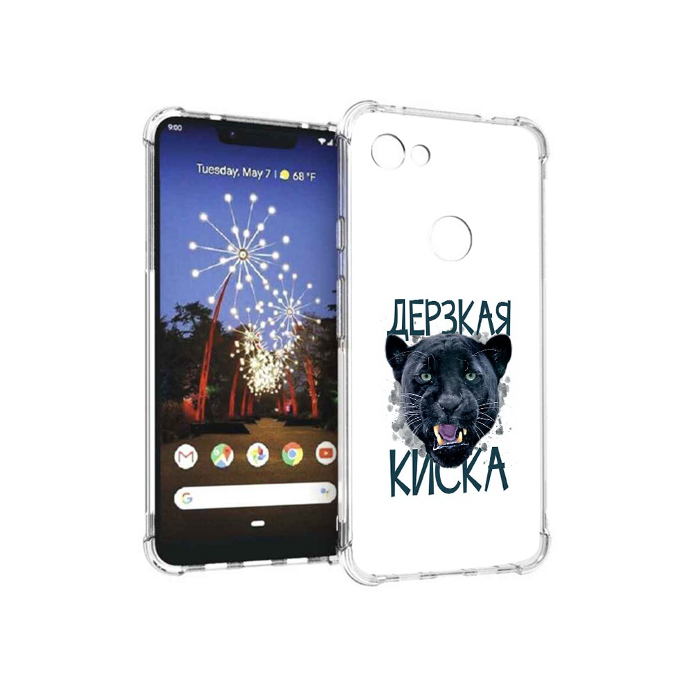 

Чехол MyPads Tocco для Google Pixel 3 XL дерзкая киска, Прозрачный, Tocco