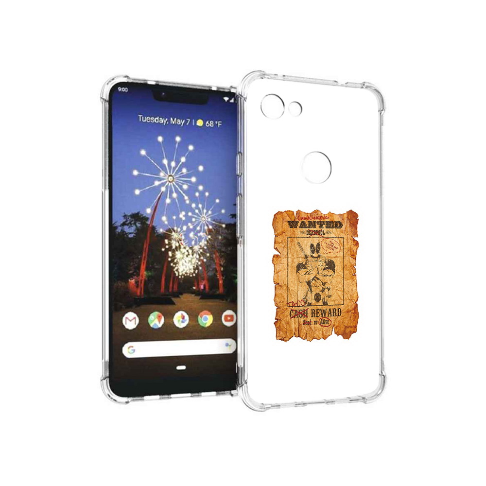 

Чехол MyPads Tocco для Google Pixel 3 XL дедпул, Прозрачный, Tocco