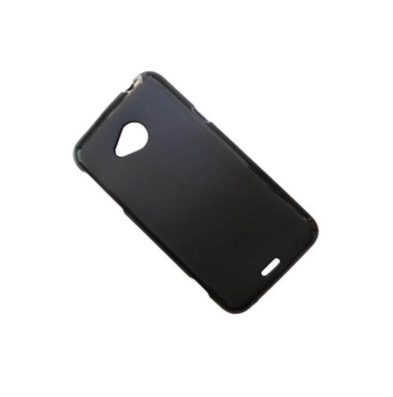 

Чехол для HTC One XC силиконовый матовый <черный>