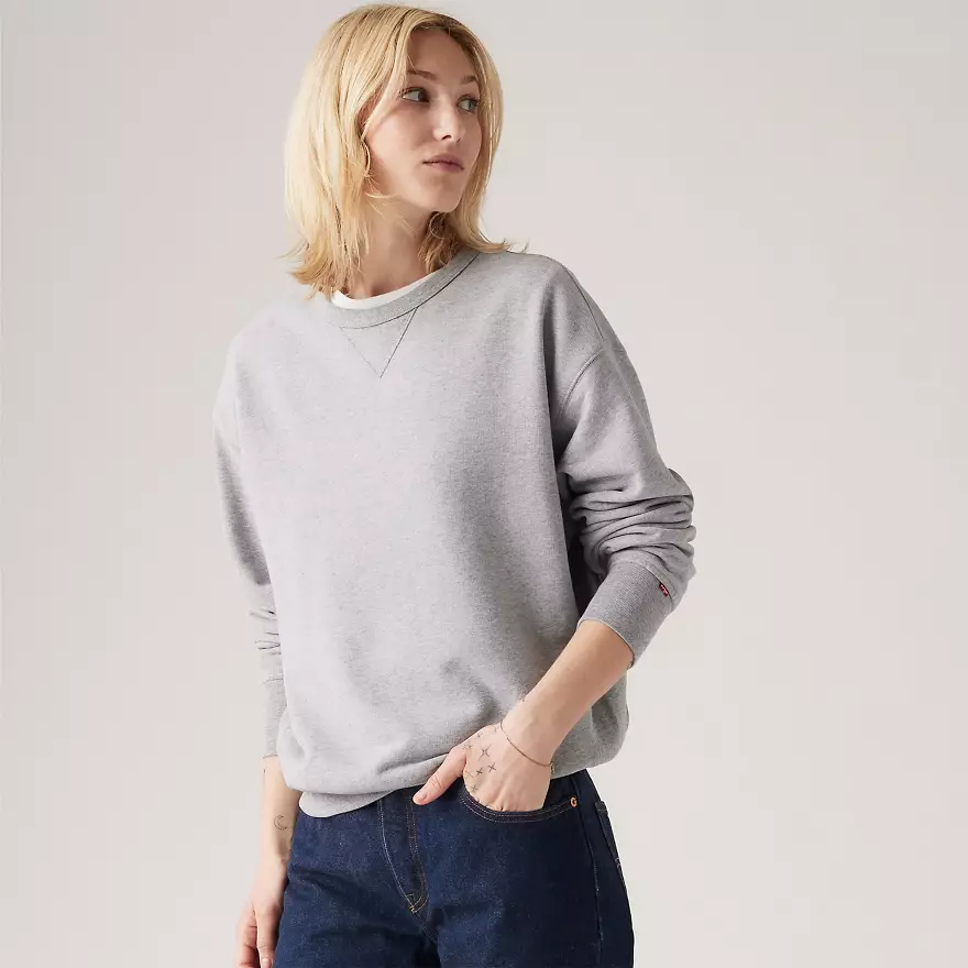 

Свитшот Levi's для женщин, серый, размер L, A8789-0001, A8789