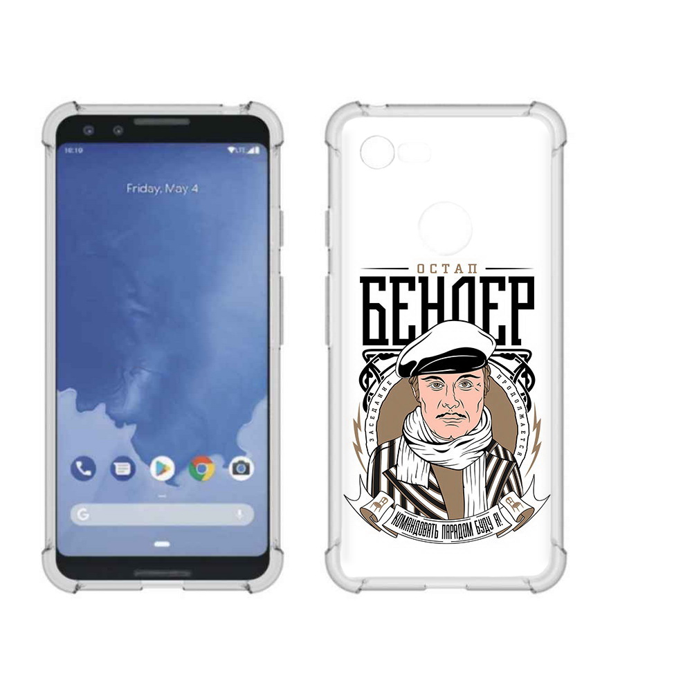 

Чехол MyPads Tocco для Google Pixel 3 Бендер, Прозрачный, Tocco