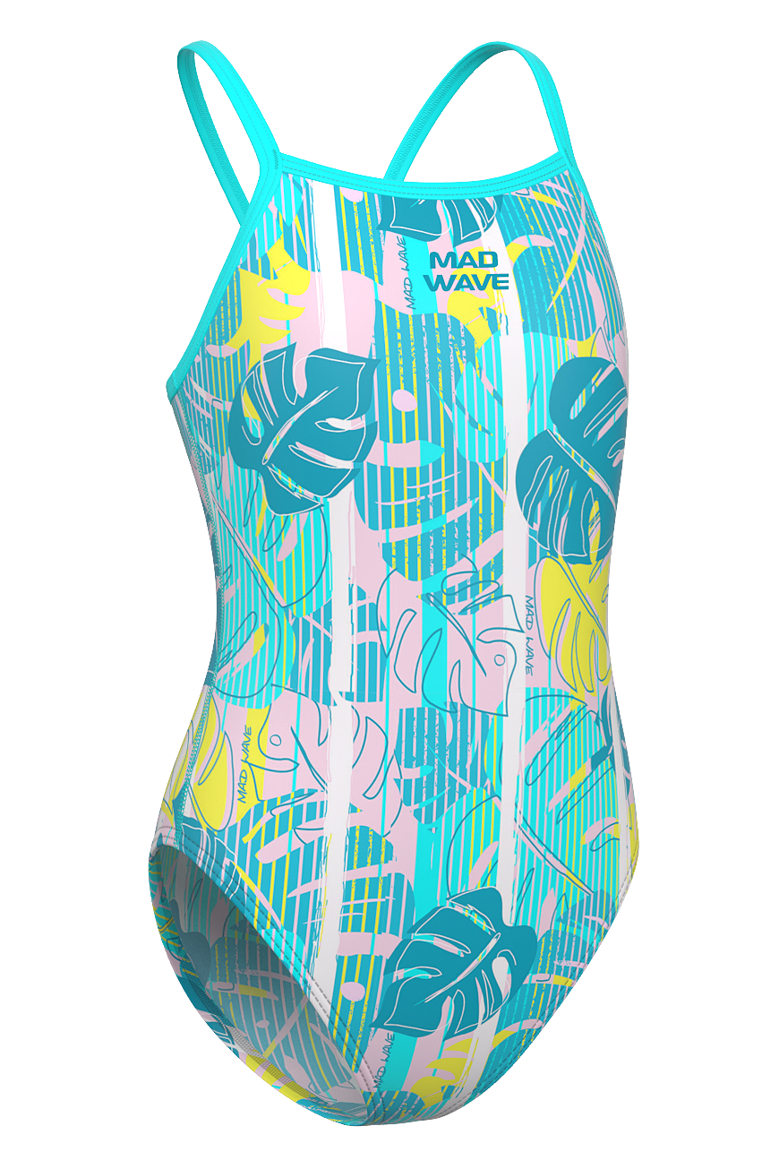 

Купальник слитный детский Mad Wave Nera junior anti-chlor K1, голубой, 158, Nera junior anti-chlor K1
