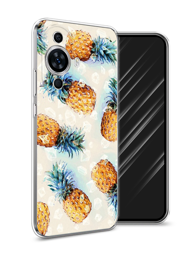 

Чехол Awog на Huawei Nova 11 "Ананасы", Бежевый, 6121250-3