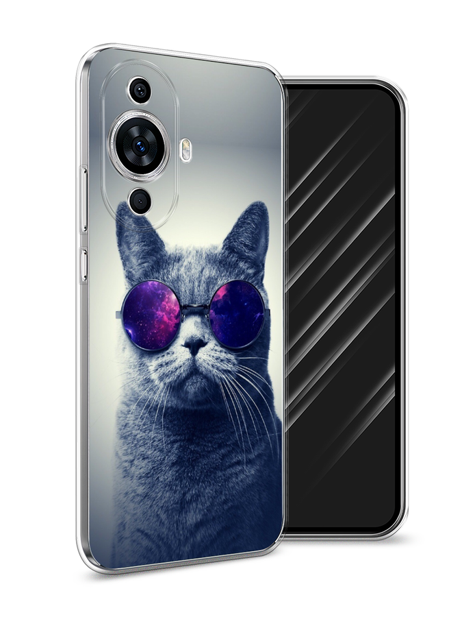 

Чехол Awog на Huawei Nova 11 "Космический кот", Бордовый, 6121250-1