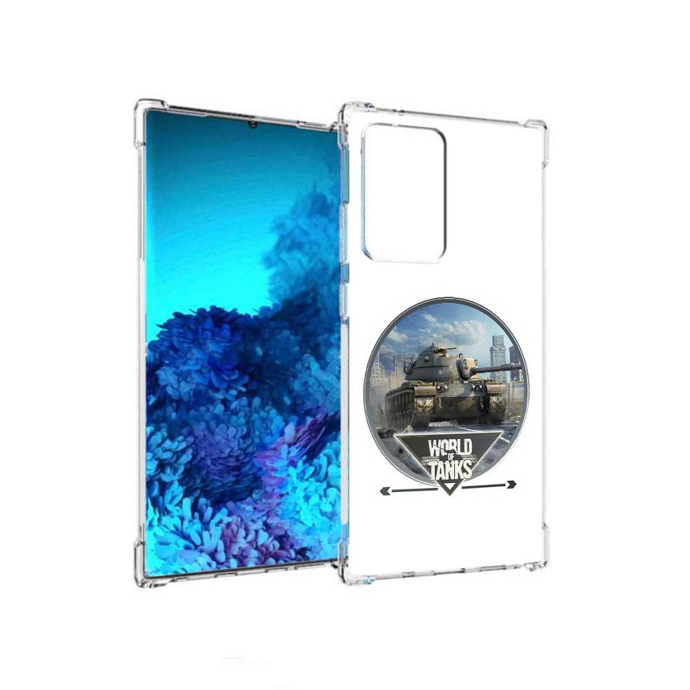 

Чехол MyPads Tocco для Samsung Galaxy Note 20 Ultra Мир танков (PT151896.552.119), Прозрачный, Tocco
