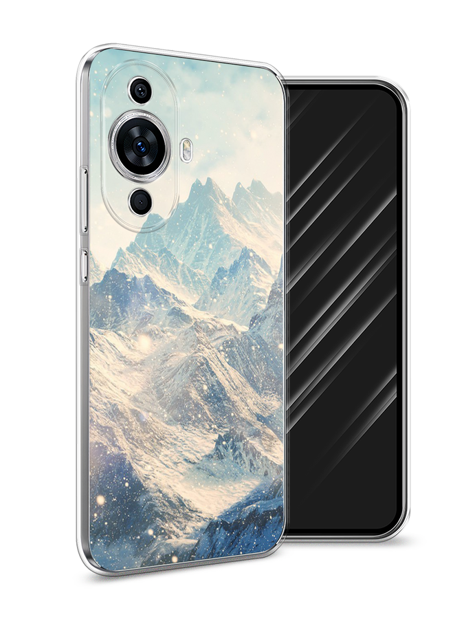 

Чехол Awog на Huawei Nova 11 "Горы 4", Бирюзовый, 6121250-4
