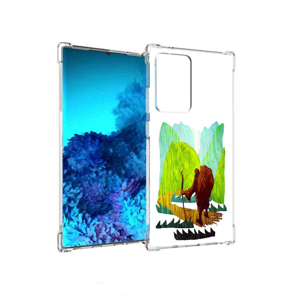 

Чехол MyPads Tocco для Samsung Galaxy Note 20 Ultra Лесная тропа (PT151896.552.106), Прозрачный, Tocco