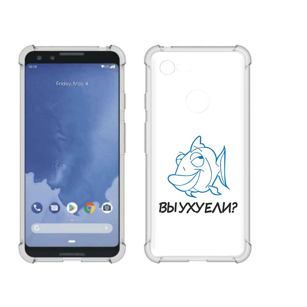 

Чехол MyPads Tocco для Google Pixel 3 вы ухуели, Прозрачный, Tocco