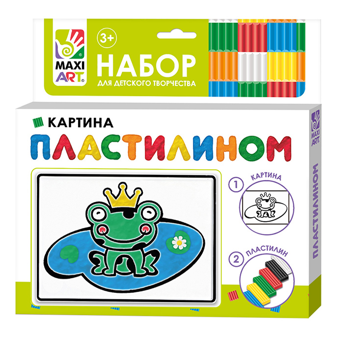 

Картина пластилином Лягушонок Maxi Art 10 х 15 см