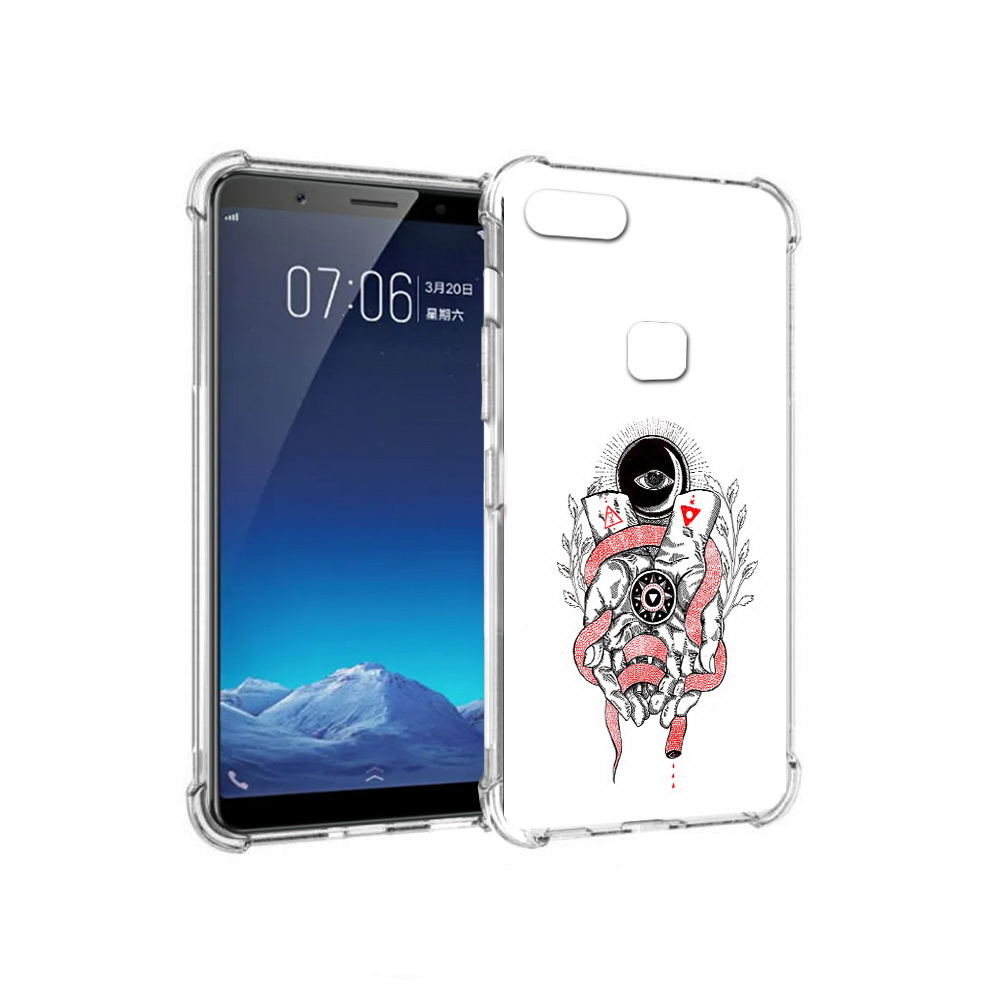 

Чехол MyPads Tocco для Vivo X20 абстрация связанные руки (PT108350.433.213), Прозрачный, Tocco
