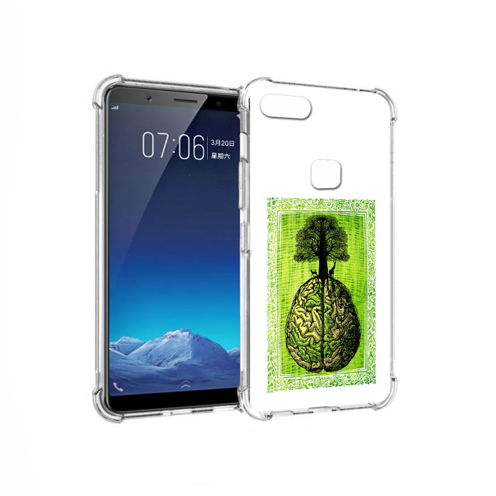 

Чехол MyPads Tocco для Vivo X20 абстракция здоровый мозг (PT108350.433.211), Прозрачный, Tocco