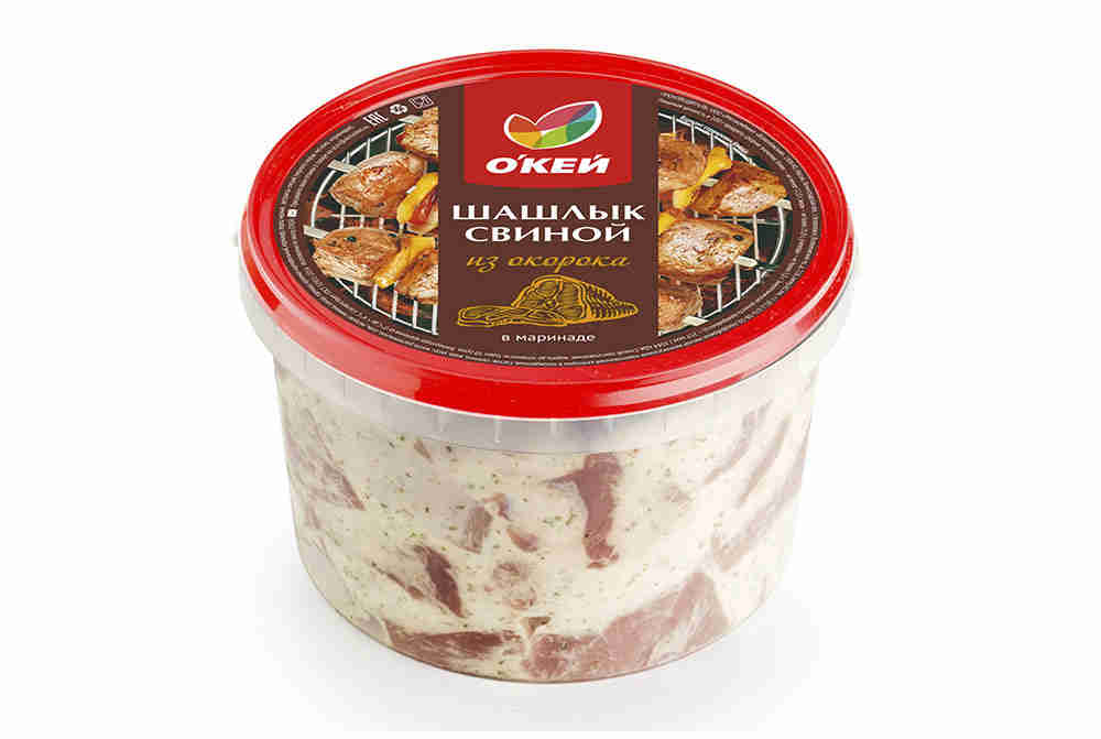 

Шашлык свиной из окорока Окей охлажденный