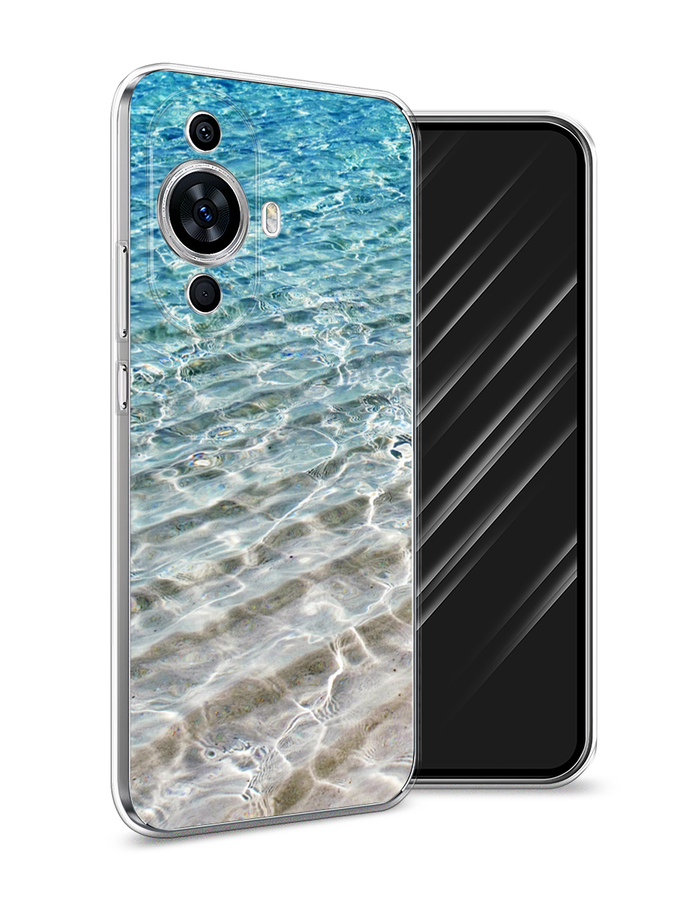 

Чехол Awog на Huawei Nova 11 "Волны 10", Бирюзовый, 6121250-4