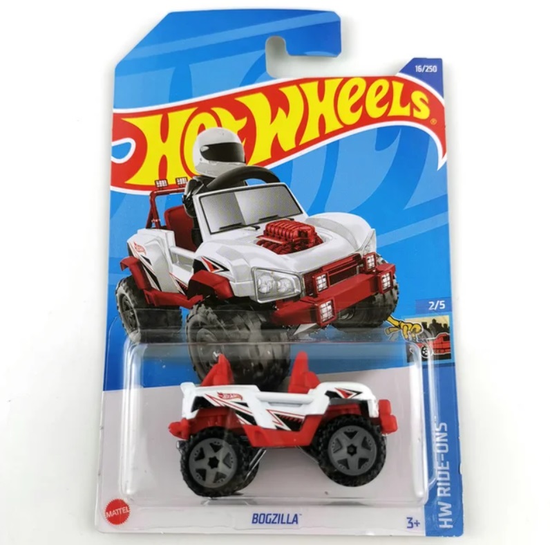 

Машинка базовой коллекции Hot Wheels BOGZILLA C4982, HCW85, Белый;красный