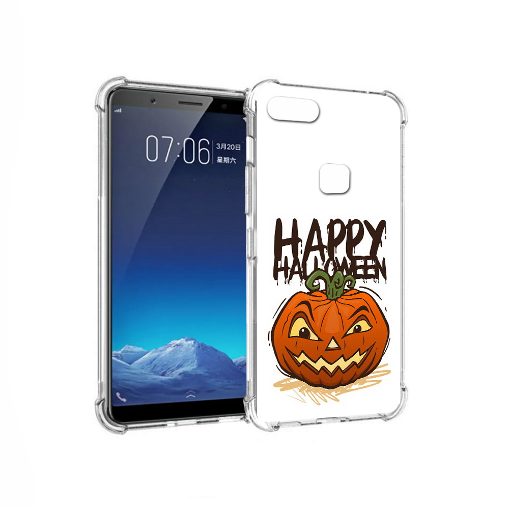 

Чехол MyPads Tocco для Vivo X20 Хэллоуин счастливый (PT108350.433.195), Прозрачный, Tocco