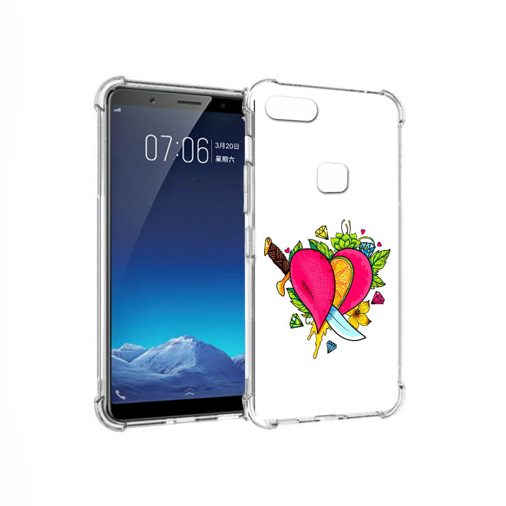 

Чехол MyPads Tocco для Vivo X20 Фруктовое сердце (PT108350.433.188), Прозрачный, Tocco