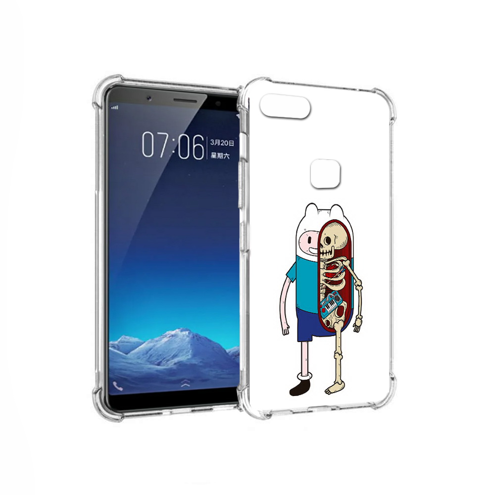 

Чехол MyPads Tocco для Vivo X20 Финн скелет (PT108350.433.187), Прозрачный, Tocco