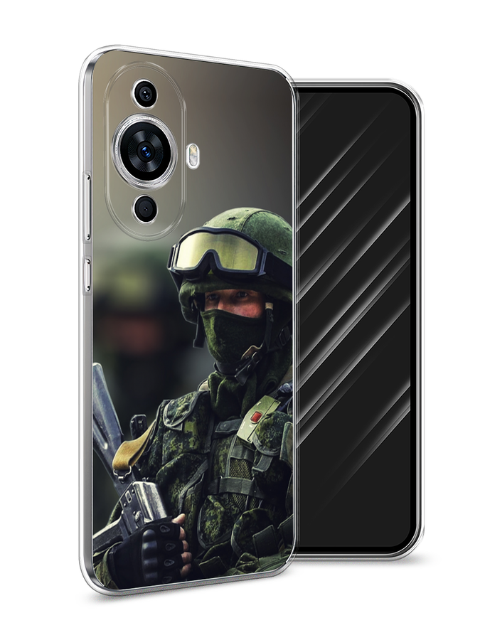

Чехол Awog на Huawei Nova 11 "Солдат", Зеленый;серый, 6121250-5