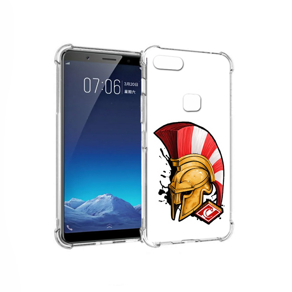 

Чехол MyPads Tocco для Vivo X20 ФК спартак шлем (PT108350.433.185), Прозрачный, Tocco