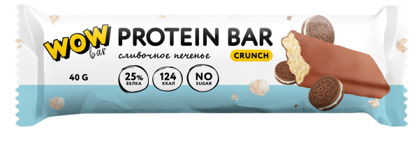 фото Батончик primebar crunch протеиновый, сливочное печенье, 40 г