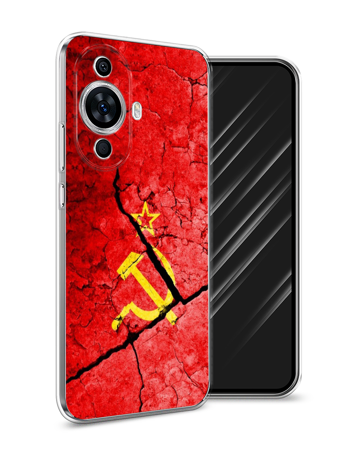 

Чехол Awog на Huawei Nova 11 "СССР", Красный;черный;желтый, 6121250-5