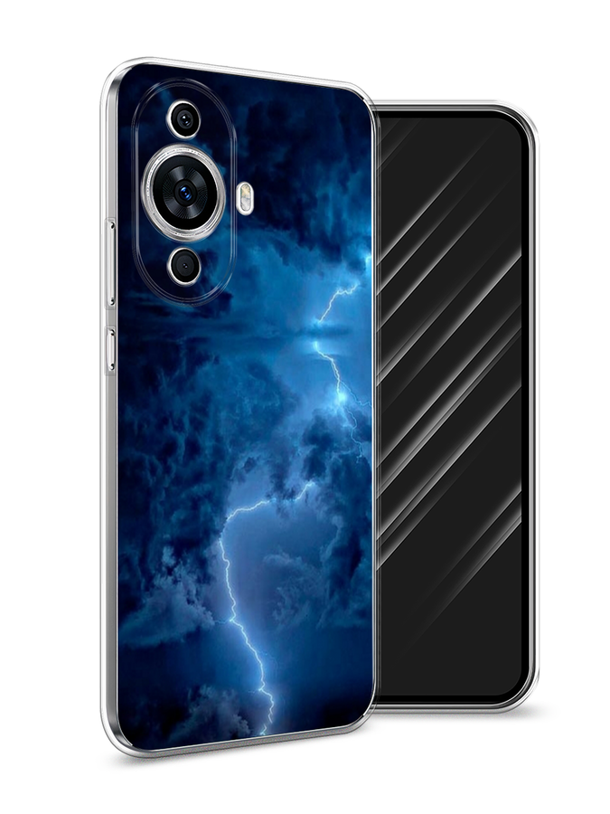 

Чехол Awog на Huawei Nova 11 "Молния", Синий, 6121250-4