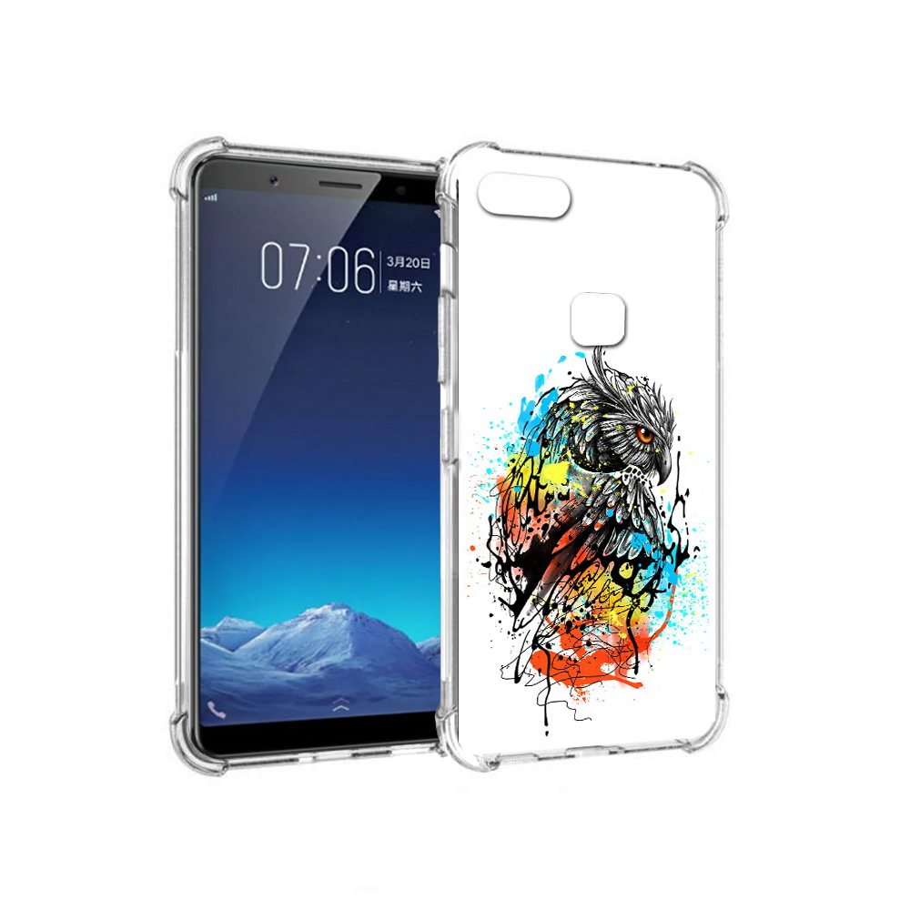 

Чехол MyPads Tocco для Vivo X20 Творческая сова (PT108350.433.170), Прозрачный, Tocco