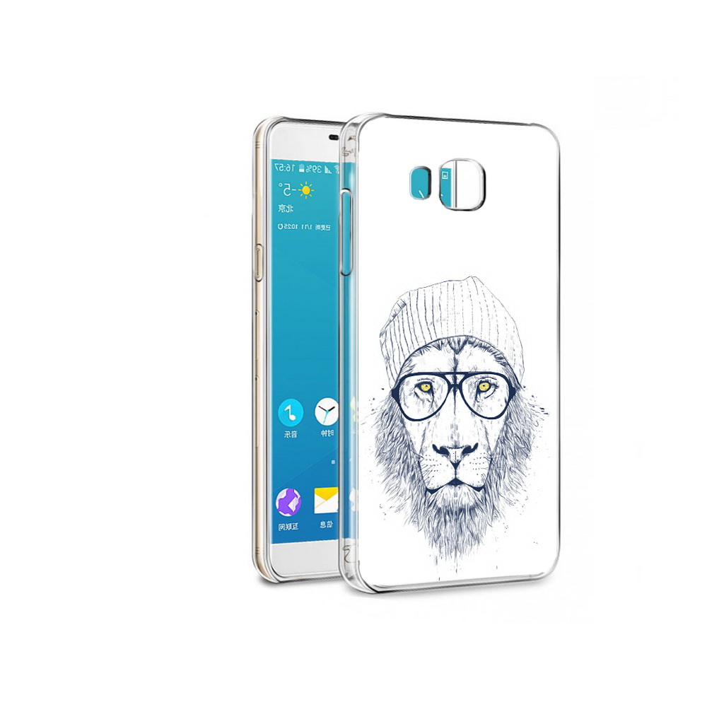 

Чехол MyPads Tocco для Samsung Galaxy C7 хиппи лев (PT38867.551.663), Прозрачный, Tocco