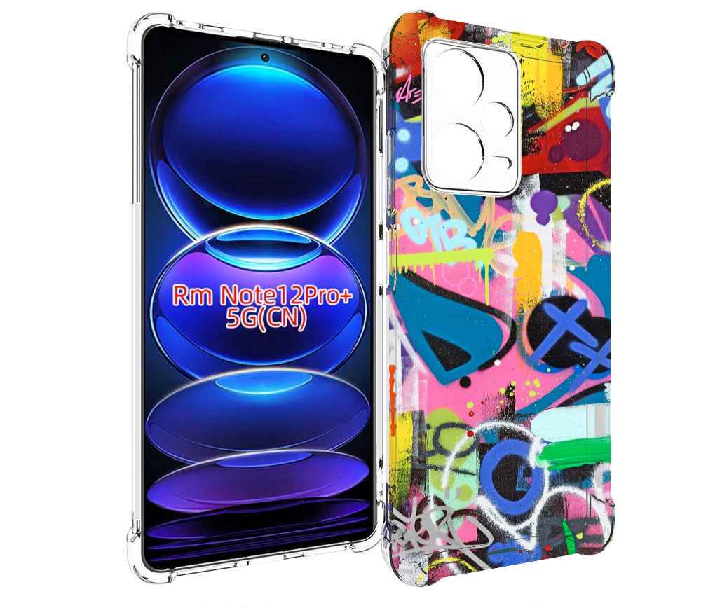

Чехол MyPads абстракция-графити для Xiaomi Redmi Note 12 Pro + Plus, Прозрачный, Tocco