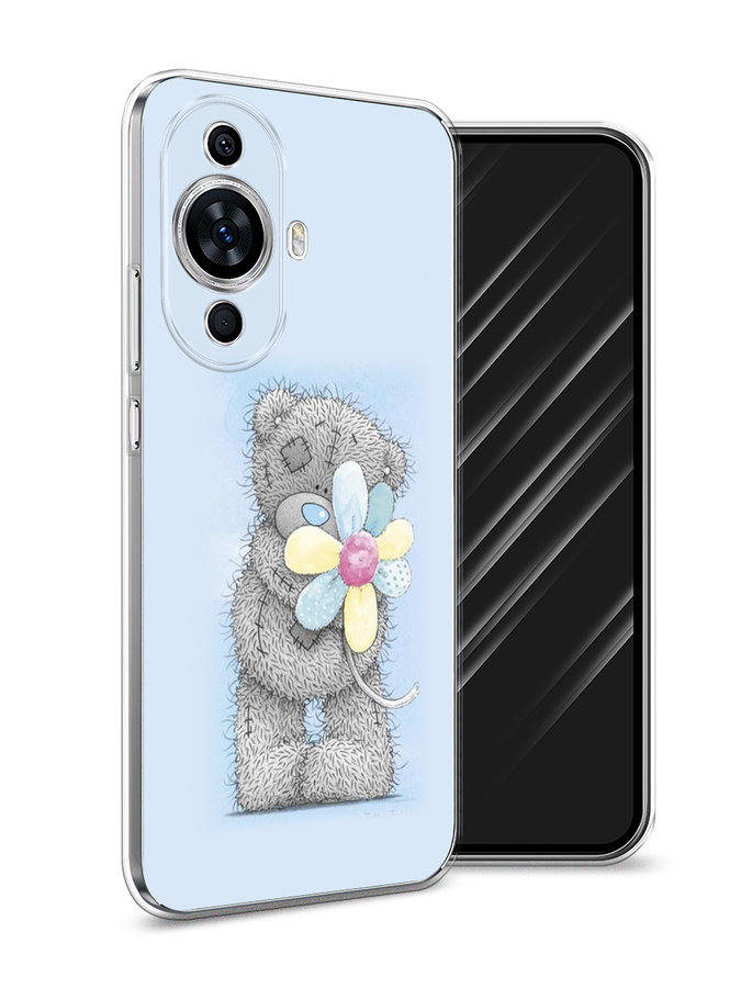 

Чехол Awog на Huawei Nova 11 "Me to you с ромашкой", Голубой;серый;желтый, 6121250-2
