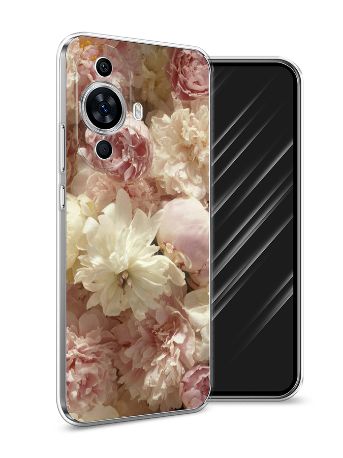 

Чехол Awog на Huawei Nova 11 "Пионы светлые", Бежевый;коричневый, 6121250-8