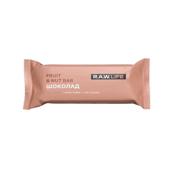 фото Батончик r.a.w. life орехово-фруктовый, шоколад, 47 г