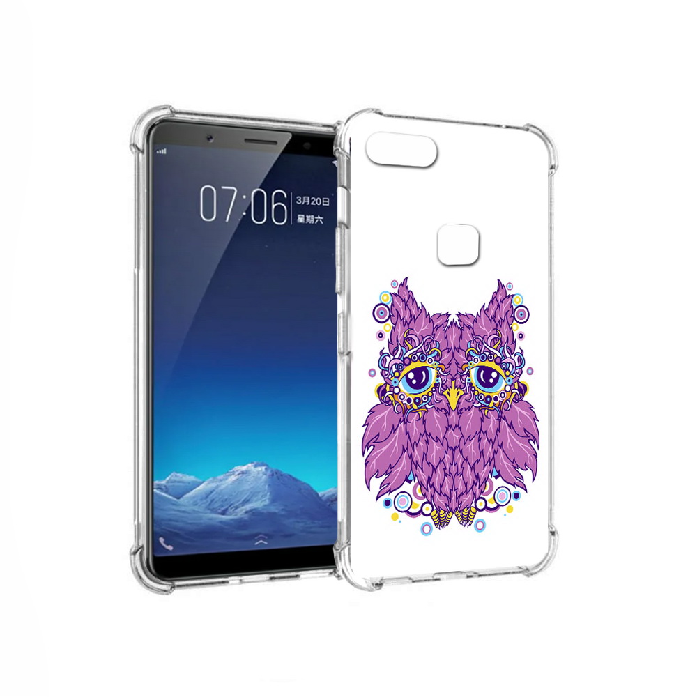 

Чехол MyPads Tocco для Vivo X20 Розовая сова (PT108350.433.147), Прозрачный, Tocco