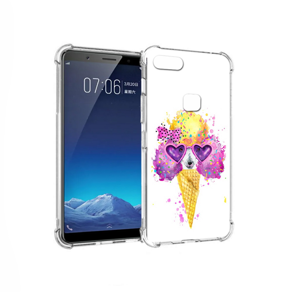 

Чехол MyPads Tocco для Vivo X20 Рожок (PT108350.433.146), Прозрачный, Tocco