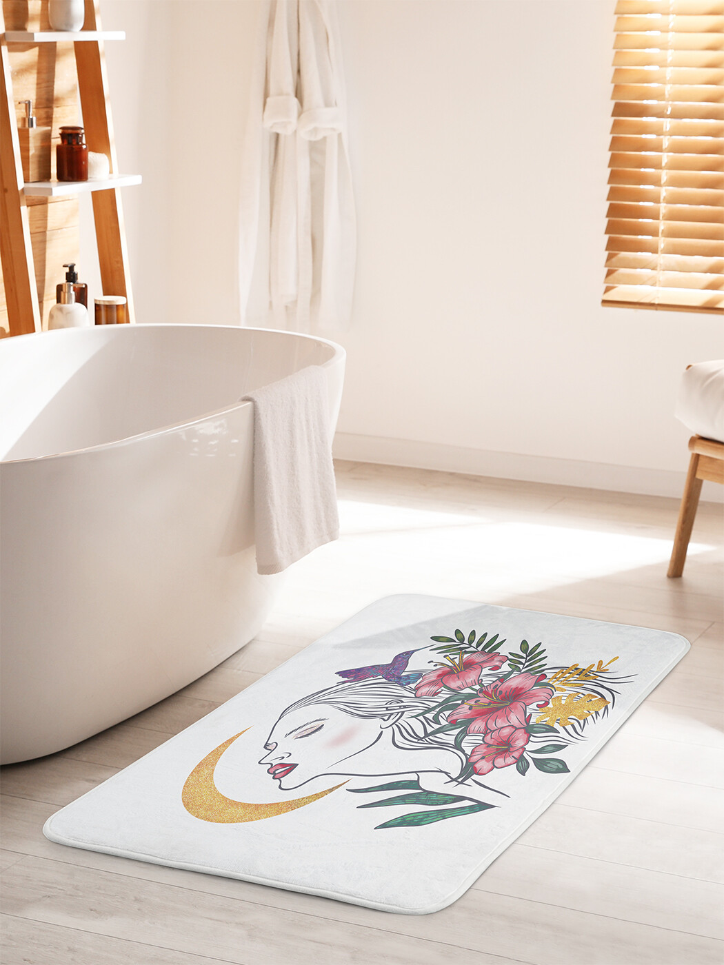 

bath_423256_60x100 Коврик противоскользящий для ванной, сауны, бассейна, 60x100 см.