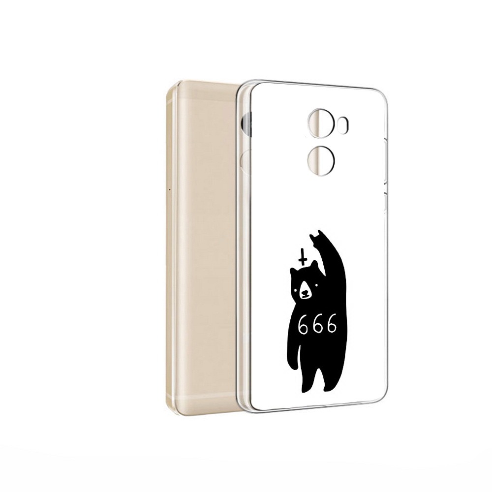 

Чехол MyPads Tocco для Xiaomi Redmi 4 Pro медведь 666 (PT47305.303.462), Прозрачный, Tocco