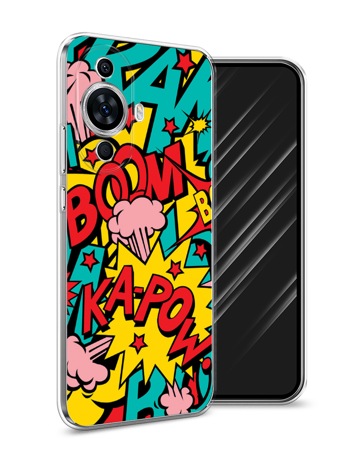 

Чехол Awog на Huawei Nova 11 "Постер pop art", Бирюзовый;желтый;красный, 6121250-9
